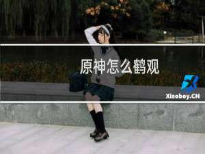 原神怎么鹤观