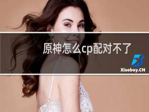 原神怎么cp配对不了