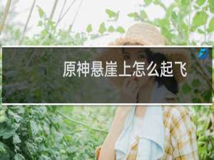原神悬崖上怎么起飞