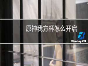 原神我方杯怎么开启