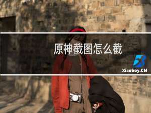 原神截图怎么截