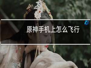 原神手机上怎么飞行