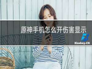 原神手机怎么开伤害显示