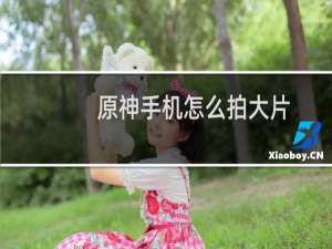 原神手机怎么拍大片