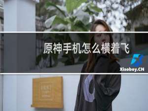 原神手机怎么横着飞