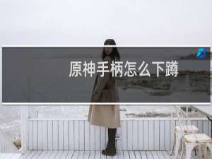 原神手柄怎么下蹲