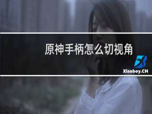 原神手柄怎么切视角