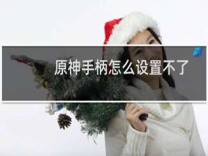 原神手柄怎么设置不了