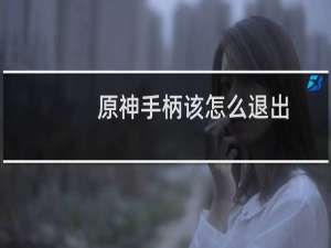 原神手柄该怎么退出