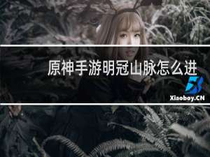 原神手游明冠山脉怎么进