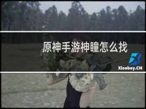 原神手游神瞳怎么找