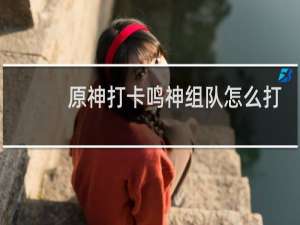 原神打卡鸣神组队怎么打