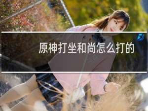 原神打坐和尚怎么打的