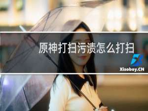 原神打扫污渍怎么打扫