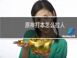 原神打本怎么拉人