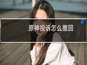 原神投诉怎么撤回
