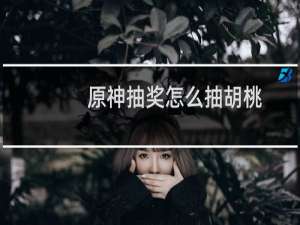 原神抽奖怎么抽胡桃