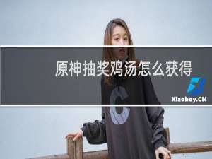 原神抽奖鸡汤怎么获得