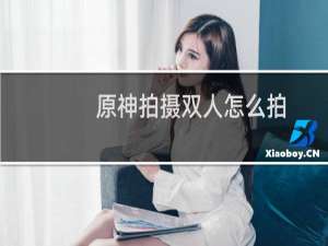 原神拍摄双人怎么拍