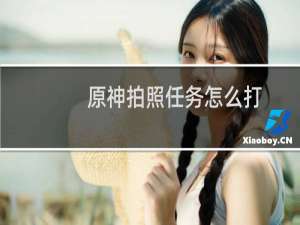 原神拍照任务怎么打