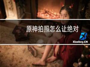 原神拍照怎么让绝对