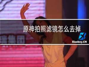 原神拍照滤镜怎么去掉