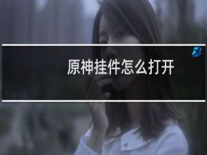 原神挂件怎么打开