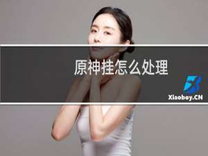 原神挂怎么处理