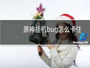 原神挂机bug怎么卡住