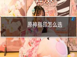 原神指印怎么选