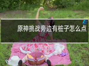 原神挑战旁边有桩子怎么点