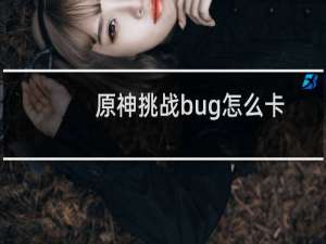 原神挑战bug怎么卡