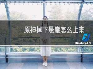 原神掉下悬崖怎么上来