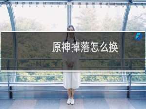 原神掉落怎么换