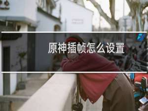 原神插帧怎么设置