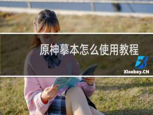 原神摹本怎么使用教程