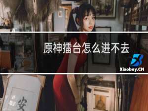 原神擂台怎么进不去