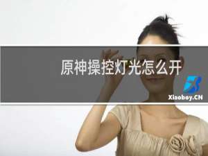 原神操控灯光怎么开
