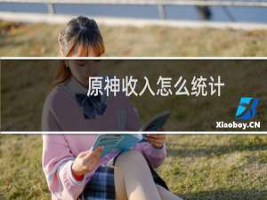 原神收入怎么统计