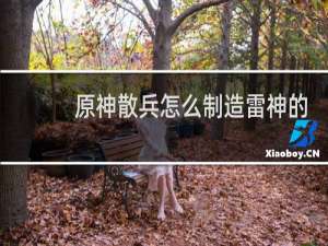 原神散兵怎么制造雷神的