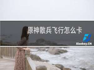 原神散兵飞行怎么卡