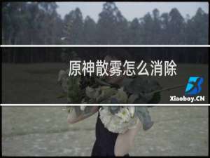 原神散雾怎么消除