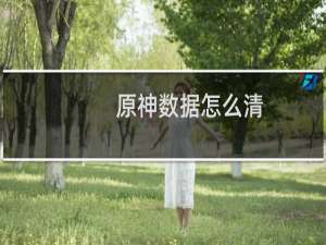 原神数据怎么清