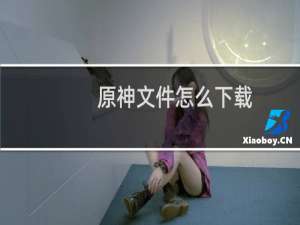 原神文件怎么下载
