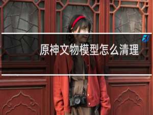 原神文物模型怎么清理