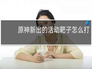 原神新出的活动靶子怎么打