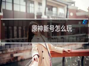 原神新号怎么玩