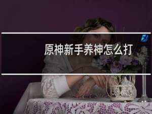 原神新手养神怎么打