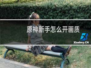 原神新手怎么开画质