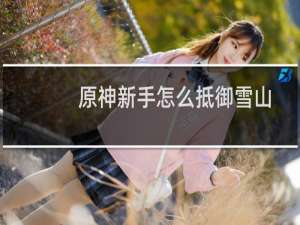 原神新手怎么抵御雪山